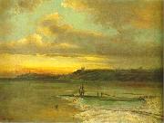 Alexei Savrasov Early Spring. Thaw. Sweden oil painting artist